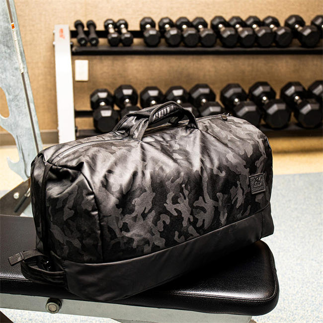 Duffel Bag Backpack, Waterproof Camo Workout Gym Bag Men Women, Outdoor Travel Weekender Overnight Rucksack Duffle